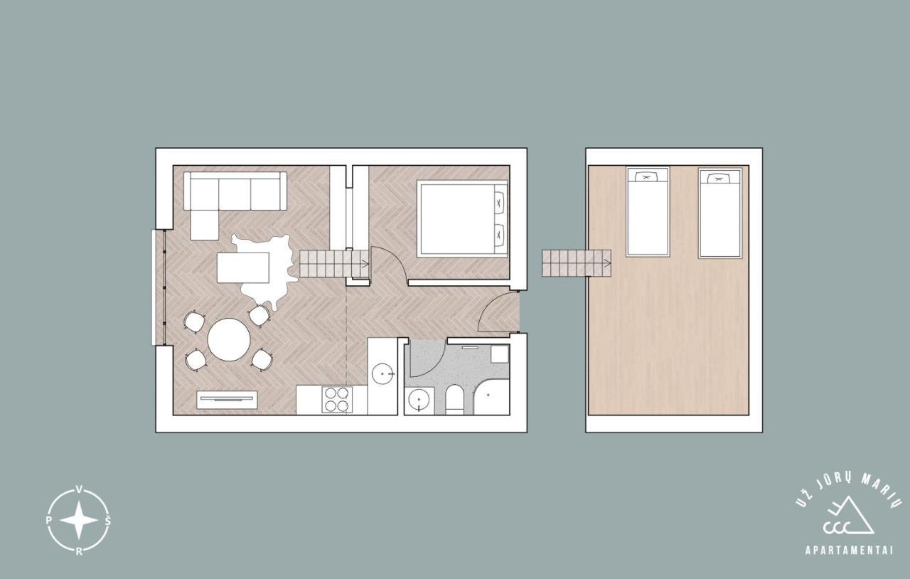 Ferienwohnung Uz Juru Mariu Juodkrantė Exterior foto